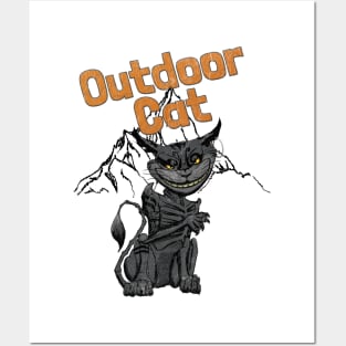 outdoor cat Posters and Art